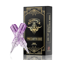 Cartouche d'aiguilles intégrées pour tatouage Tuffking Permanent 20/50/100PC en acier inoxydable 316, aiguille de microblading pour machine à tatouer