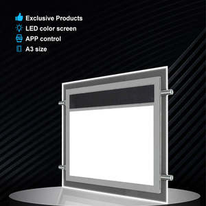 กล่องไฟ LED อะ<span class=keywords><strong>ค</strong></span>ริลิ<span class=keywords><strong>ค</strong></span>ทรงสี่เหลี่ยมผืนผ้าบางเฉียบ ผลิตในจีน ขนาด A3 เป็นมิตรกับสิ่งแวดล้อม <span class=keywords><strong>ค</strong></span>วาม<span class=keywords><strong>ส</strong></span>ว่าง<span class=keywords><strong>ส</strong></span>ูง เหมาะสำหรับแขวนหน้าต่างสำนักงาน แสดง<span class=keywords><strong>เมนู</strong></span> - Product Image 3