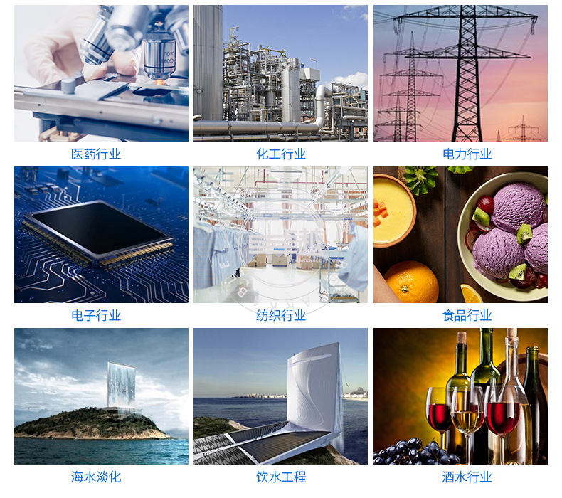 PLC Touch Screen Double Stage Reverse Osmosis Water Treatment Machinery