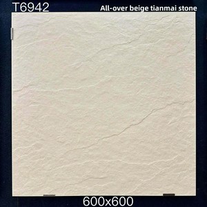Baldosa de Cerámica Tipo Pizarra 600x600mm Negra Mate Antideslizante de 9mm de Grosor para Patio y Balcón, Superficie Acanalada, Diseño Nórdico - Product Image 4