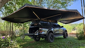 Toldo portátil para tienda de campaña de coche de 2,5 M, extensión de 270 grados hecha de tela Oxford duradera - Product Image 2