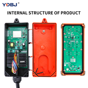 Cần cẩu không dây điều khiển từ xa F21-E1B <span class=keywords><strong>6</strong></span> nút 2 máy phát công nghiệp điện nâng đài phát thanh chuyển đổi nhận - Product Image 3