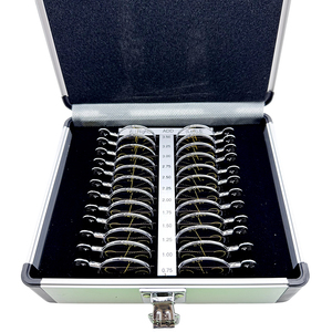 Ensemble de 22 lentilles d'essai progressives pour équipements optiques, les plus populaires, avec anneaux métalliques, plateau et étui en aluminium PSL-22, pour usage ophtalmique - Product Image 2