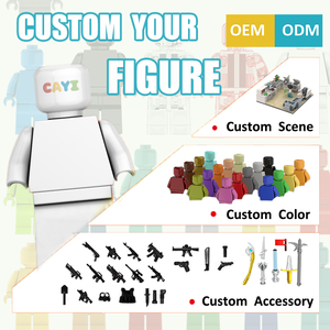 Mini figuras personalizadas, bloques de construcción de plástico, figuras de acción de juguete con personajes, Mini bloques de construcción de muñecas, juego de bloques de construcción de juguete - Product Image 2