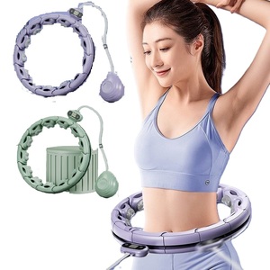 ウェイトトレーニング用ジムフープ機器サークルマッサージツールウエストスリミングスマートエクササイズフープ - Product Image 1