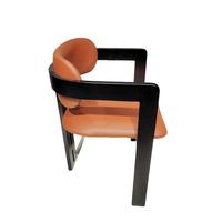 Chaise de salle à manger moderne en bois de frêne, pieds épais, design mi-siècle