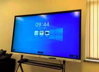 Tableau blanc interactif de visioconférence intégré à fonctionnalités multi-touch à affichage intelligent Ultra HD 4K