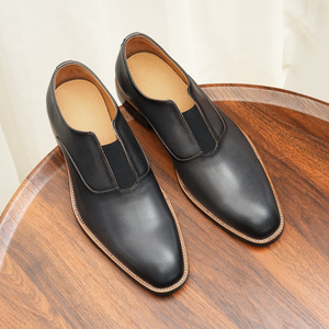 Nouvelles Chaussures Oxford en Cuir Imperméables Artisanales de Luxe Décontractées Britanniques pour Hommes, Modèle Evergreen, à Enfiler, Formelles, pour Mariage et Bureau - Product Image 4