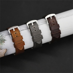 Unisex Sport di lusso genuino pazzo cavallo cinturino in pelle per <span class=keywords><strong>GT2</strong></span> <span class=keywords><strong>Pro</strong></span> e Smart <span class=keywords><strong>Watch</strong></span> fascia traspirante - Product Image 4
