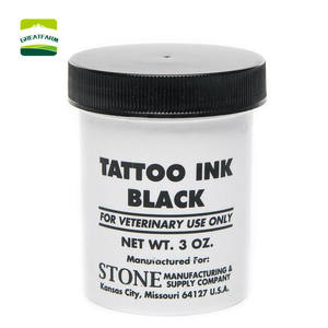 Macchina del tatuaggio dell'orecchio di maiale nero e tagliaorecchie speciali per uso veterinario solo inchiostro per tatuaggi - Product Image 5