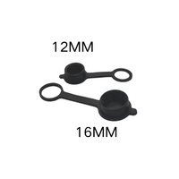 Capuchon étanche pour connecteur de charge mâle à 3 broches GX16/20 pour montage sur panneau, avec capuchon anti-poussière intégré 12MM