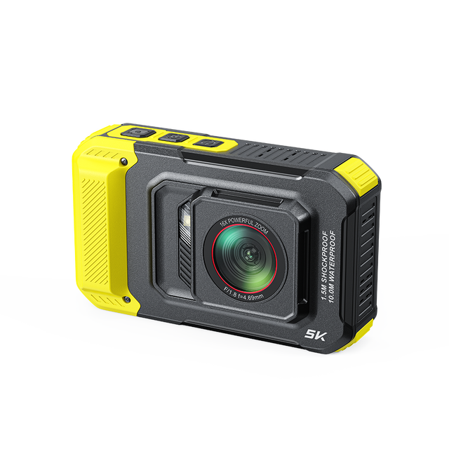 Waterproof Camera Factory Manufactured, 5K Video Resolution, Waterproof to 10 Meters, Drop-proof to 1.5 Meters, Durable.
