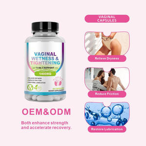 Cápsulas Probióticas Naturais Veganas 5 em 1, 60 Contagens, Atacado de Fábrica, Apoio à Umidade Vaginal, Aperto e Equilíbrio do pH para Mulheres - Product Image 5