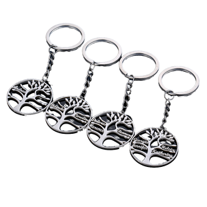 JOUELEI LK-0498 Llavero de Acero Inoxidable con Nombre Personalizado y Árbol de la Vida, Foto Digital, Ligero, para Manualidades y Joyería - Product Image 1