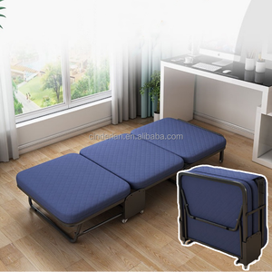 Multi-aplicação Folding Metal <span class=keywords><strong>Bed</strong></span> Frame para Casa Apartamento Oficina Hospital Características Legal Sofá Cama de Solteiro Material Ferro - Product Image 4