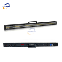 Lot de 2 bandes LED RGBW à pixels (150W) avec contrôle DMX pour effets stroboscopiques, de poursuite, de lavage mural et d'éclairage de scène pour discothèques et fêtes