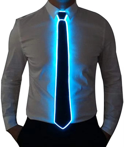 Envío rápido de la gota Hombres a todo color informal divertido iluminar <span class=keywords><strong>corbatas</strong></span> fiesta mostrar Decoración - Product Image 1