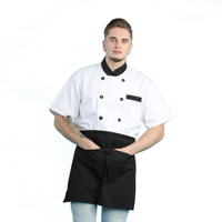 Restaurant Serveur Chef Manager Uniforme chef veste manteau