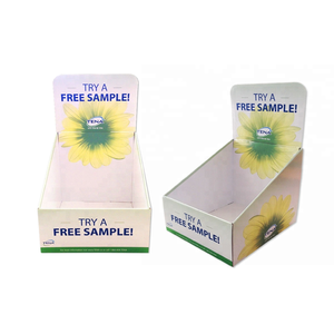 Anufacturer-bandeja de cartón personalizada para aperitivos, expositor de escritorio para supermercado - Product Image 2