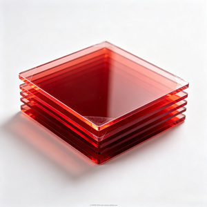 Panneau en verre trempé vert, plaque de verre solide plate de 3 mm avec services de pliage et de découpe pour la décoration de cloisons et la construction - Product Image 5