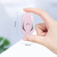 X507-1 Nuevo Mini Powerbank Portátil con Cadena, Cargador de Emergencia de 1200mah