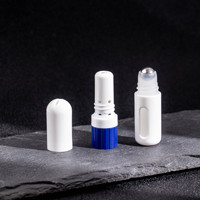 Aromathérapie Blanc Aroma Diffuseur Inhalateur Portable 2IN1 Bouteille D'huile Essentielle Menthe À Base De Plantes Menthol Vide Inhalateur Nasal