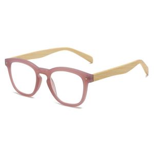 2025 Fashion Unisex <b>Spring</b> <b>Hinge</b> Anti Blue Light Presbyopia Glasses Wooden Frame Reading Glasses - Product Image 5