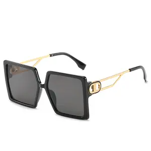 J133-Gafas de sol de playa para adultos, lentes de sol a la moda Unisex, con montura cuadrada, elegantes, para verano
