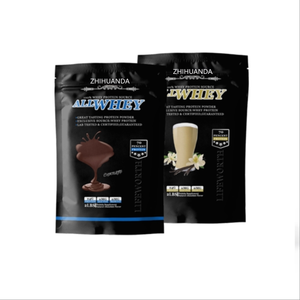 חלבון bcaa גבינה אורגני לבודד חדר כושר אבקת מיידית בטעמי שוקולד ווניל - Product Image 2