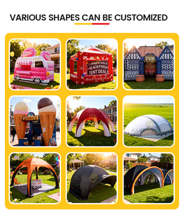 Tente de stand de <span class=keywords><strong>concession</strong></span> gonflable de haute qualité pour carnaval, avec ventilateur intégré, multi-impressions, pour glaces, pop-corn et autres aliments, taille <span class=keywords><strong>mini</strong></span> - Product Image 5
