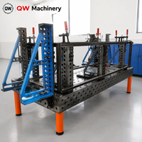 Table de soudage flexible 3D en acier avec gabarits et fixations personnalisées, plateforme de soudage industrielle pour la fabrication métallique