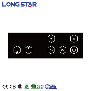 Tùy Chỉnh 4 Burner Điện Cảm Ứng <span class=keywords><strong>Cooktop</strong></span> Tấm Thủy Tinh Màu Đen Bếp Cảm Ứng - Product Image 4