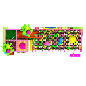 Aire de jeux pratique et durable pour enfants - Équipement souple en gros pour la communauté de réinstallation Naughty Castle - Product Image 5