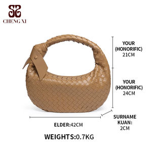 Lady Handtasche Außenhandel Nische Design Bogen Handgemachte gewebte Tasche Damen handtasche Großhandel Mode Vielseitige Tasche mit großer Kapazität - Product Image 3