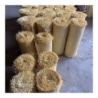 Malla de Ratán de Grado A en Color Semi-blanqueado y Natural, Rollo de Mimbre de Ratán para Decoración del Hogar