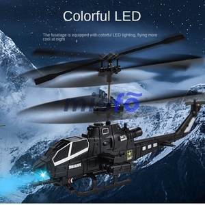 Máy bay trực thăng điều khiển từ xa USB 2.5 kênh, điện, hai cánh quạt, đồ chơi điều khiển từ xa có con quay hồi chuyển, đồ chơi bay hồng ngoại làm bằng nhựa - Product Image 3
