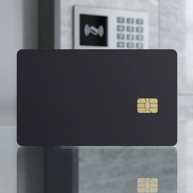 Contact IC 4428/4442 Chip Blank PVC RFID Smart Card ISO Waterproof SC Brand Supports Custom Logo Printing Access Control