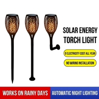 Lampe solaire de jardin à 96 LED, effet flamme, IP65, étanche, lampe solaire de pelouse LED, nouvelle lumière décorative d'ambiance pour villa, cour