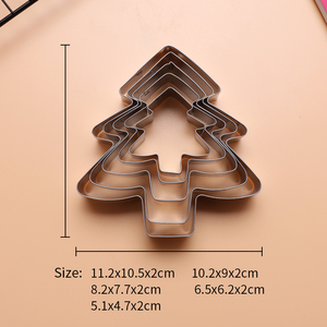 Khuôn làm bánh hình cây thông Noel bằng thép không gỉ - Product Image 6