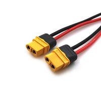 Connecteur mâle femelle Amass XT60H XT60H-F XT60H-M XT60-H XT60 Bullet Plug avec couvercle noir
