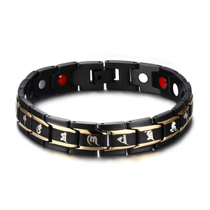Grosir pria Jepang terapi Titanium kesehatan Jepang tekanan darah kontrol Bio magnetik gelang terapi untuk hadiah - Product Image 6