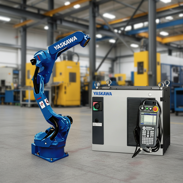 bibo Original Motoman GP12 6 Axis Industrial Robot Arm 12kg Payload 1440mm Reach High Speed Robot for Welding and Handling