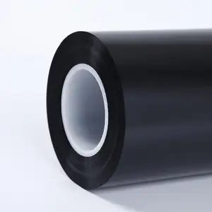 China PET Original Film Shading Opaque Black Color Mylar Film Black Polyester Film