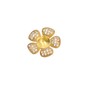 Conjunto de Joyería de Plata S925 con Perlas DIY, Estilo Japonés y Coreano, Colgante Femenino con Flor, Accesorios Vacíos - Product Image 5