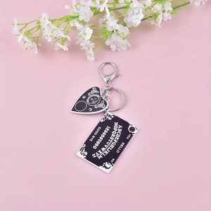 Llavero Acrílico con Tarjeta de Corazón para Mujer, 1 Unidad, Horóscopo, Monedero, Mochila, Amuleto para Llave de Coche - Product Image 4
