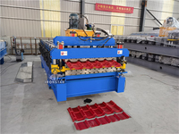 Petit pain de tuile de toit de double couche de nouvelle conception de 2025 ans formant la machine tuile vitrée faisant la machine avec le prix usine