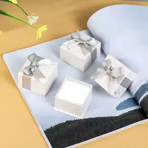 אמנות אריזה במפעל תכשיטי מתנה מותאם אישית לוגו מתנת קופסות מפץ אריזת נייר קרטון תיבה