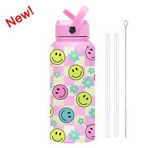 Botellas Deportivas de Acero Inoxidable, Lindas <span class=keywords><strong>y</strong></span> Reutilizables, con Aislamiento Térmico para Niños, para Agua <span class=keywords><strong>y</strong></span> Bebidas Frías, Venta al Por Mayor - Product Image 6