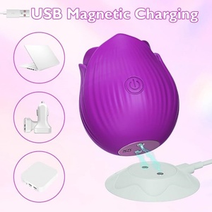 YPM rosa vibratore succhiando capezzolo succhiatore orale flapping giocattoli del sesso per le donne clitoride stimolazione potente - Product Image 3