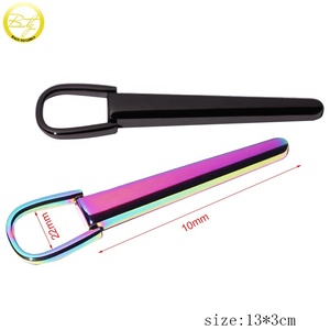 Perlengkapan Tas Tangan Buatan Pabrik Menangani Die Casting Dekoratif Perangkat Keras Pelangi Gesper Tali dengan Sekrup - Product Image 2